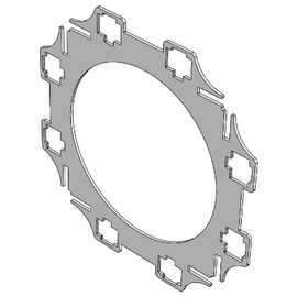 Verbindungsblech Kreuzform